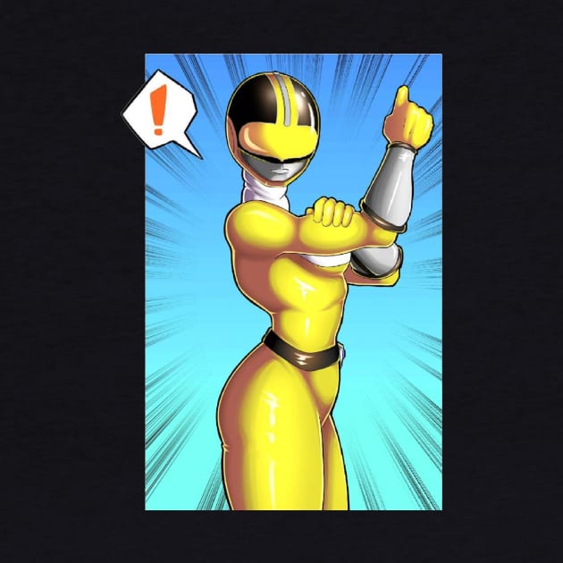 yellow ranger by fancy ghost